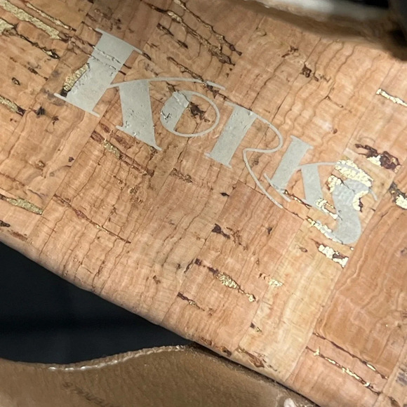 Korks- Dawson Sandal Platform Wedge in off- white - size 7 NWOT - Picture 7 of 10